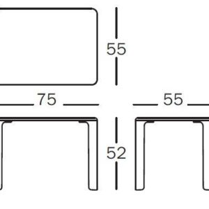 Linus Table 75x55