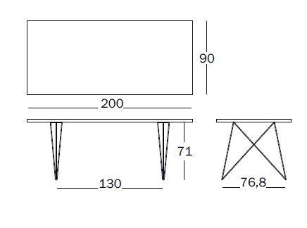 XZ3 Rectangular Table