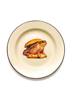 Toad Enamel Plate