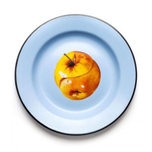 Apple Enamel Plate