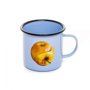 Apple Enamel Mug