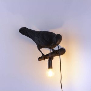 Looking Right Outdoor Bird Lamp