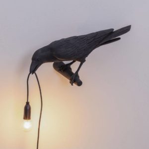 Looking Left Outdoor Bird Lamp