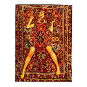 Rug Lady on Carpet Toiletpaper