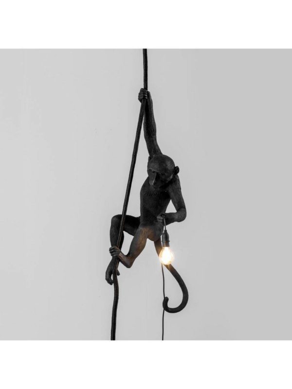 Monkey Lamp Ceiling Black