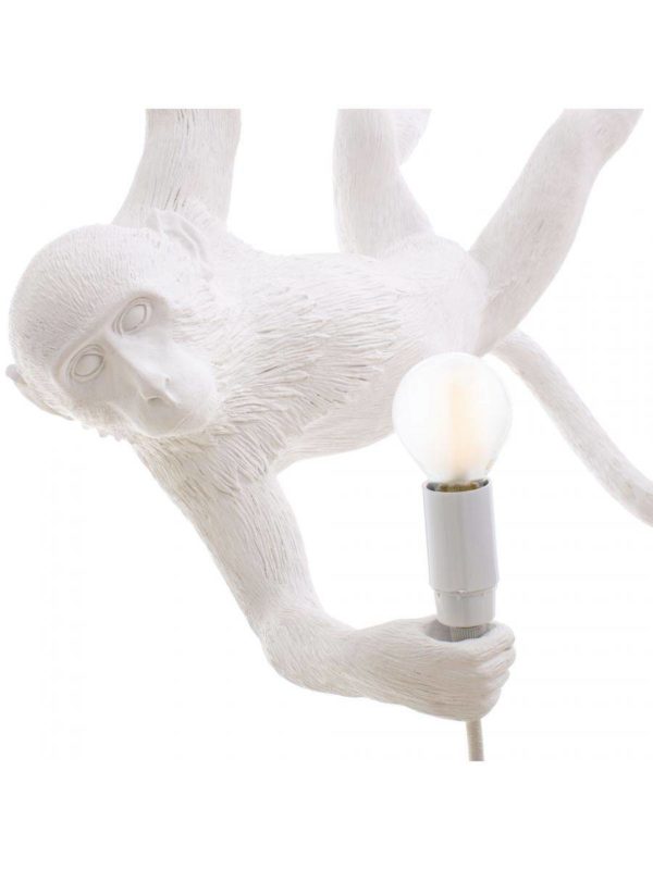 MONKEY LAMP SWING WHITE