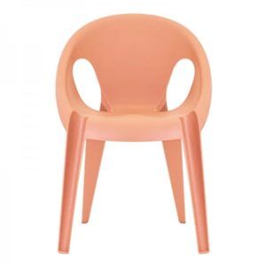Magis bell chair sunrise orange recycled polypropylene konstanti grcic