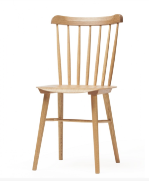 krzesło drewniane dębowe ze szczebelkami